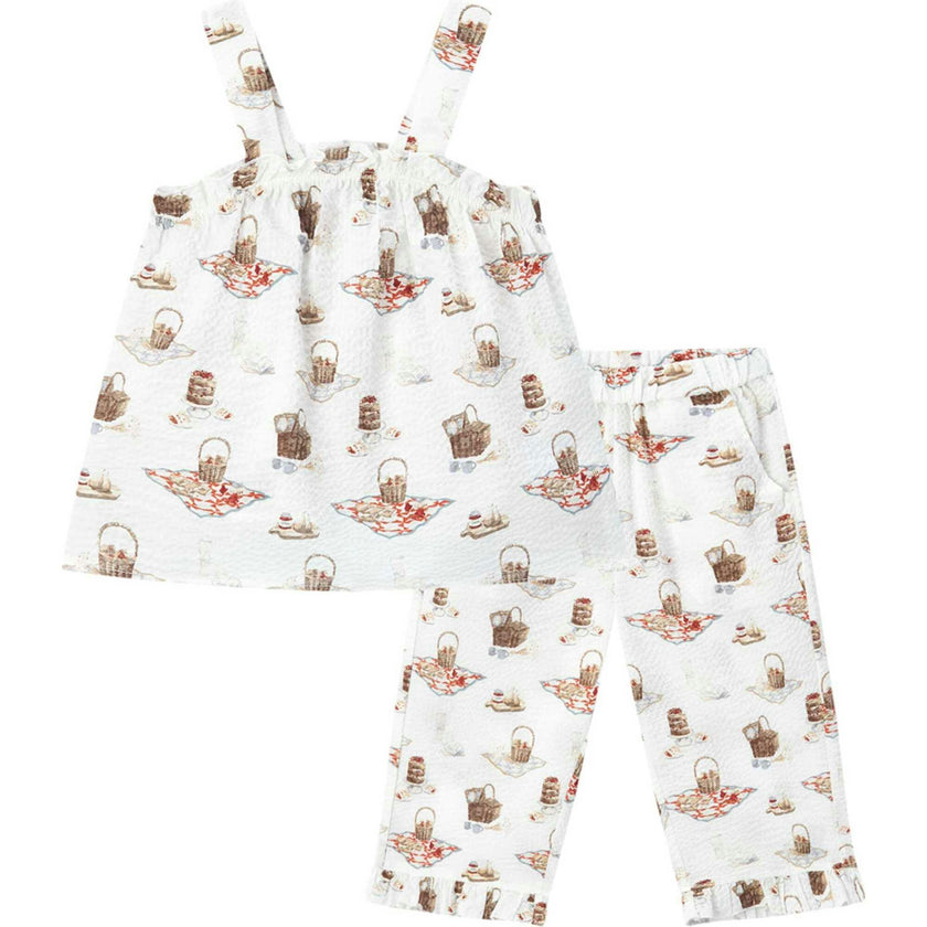 Picnic Ruffle Tank and Pant Set