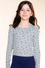 Ultra-Soft Ribbed Long Sleeve Fitted Tee