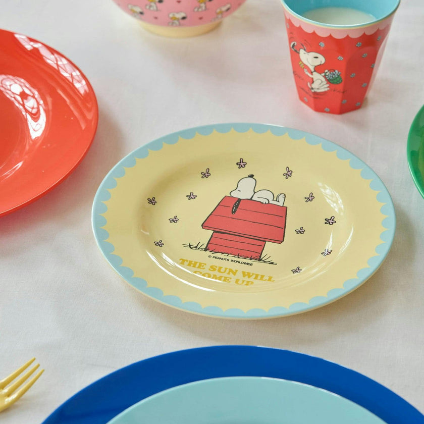 Medium Bowl - Pink- Snoopy Print -