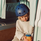 Banwood Classic Kids Bike Helmet — Matte Navy Blue