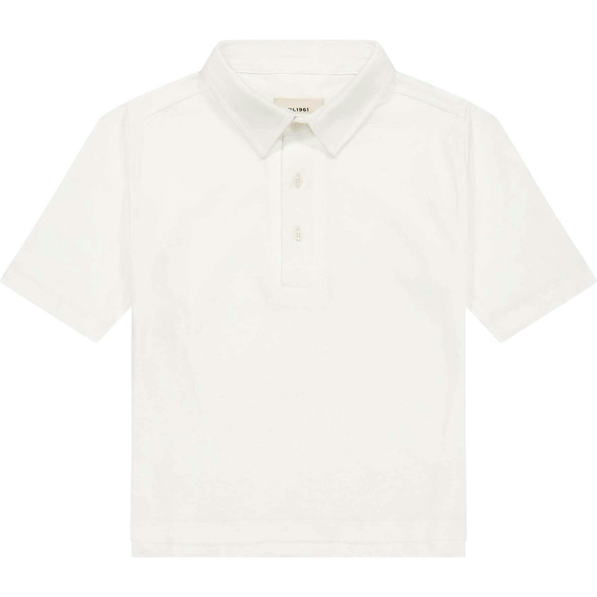 Short Sleeve Polo | White