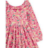Ruffle Collar Ballet Dress, Pink