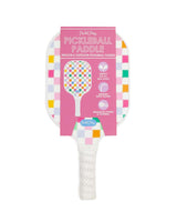 Packed Party Country Club Pickleball Paddle with Confetti-Filled Cover - Standard-Size Paddle with Protective Confetti Case, 7.8x15.75 Inch Paddle