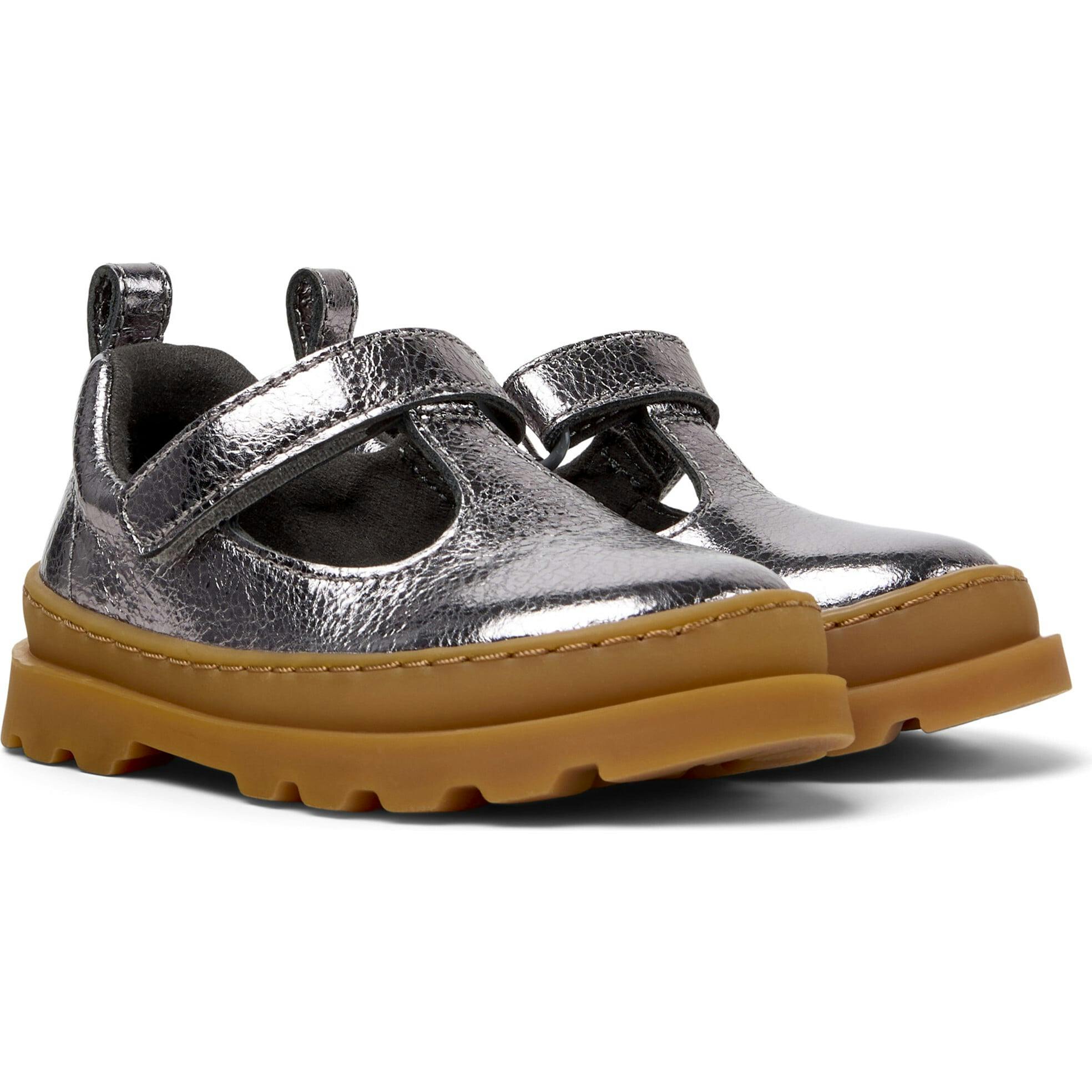 Mary Janes Brutus First Walker Grey