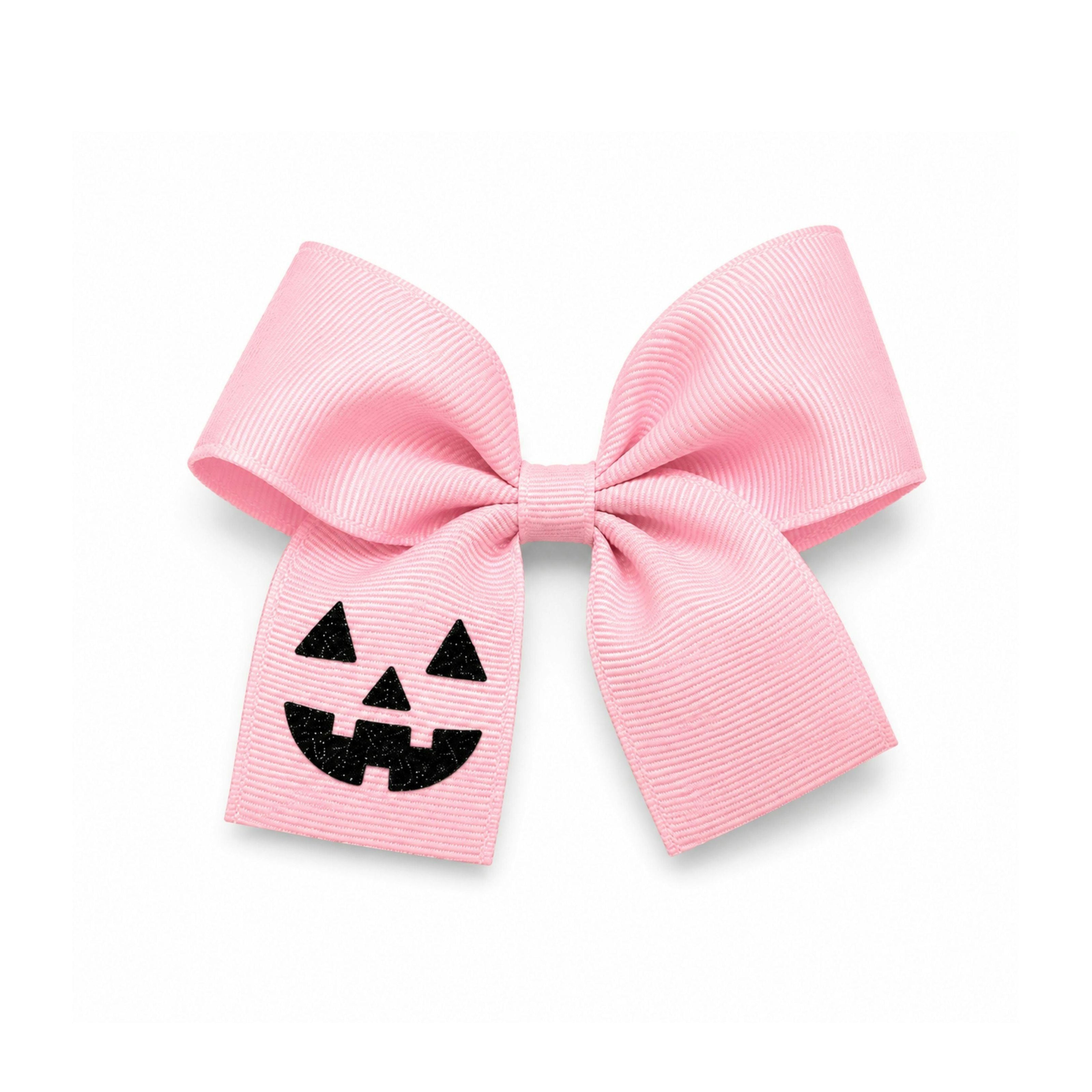 Jack-O-Lantern Hair Bow