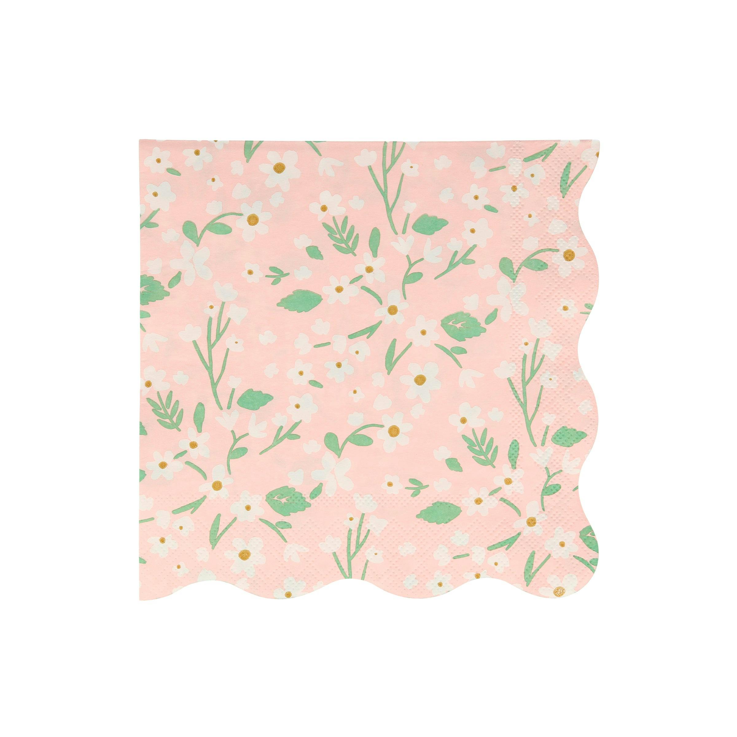 Set of 20 Ditsy Floral Large Napkins
