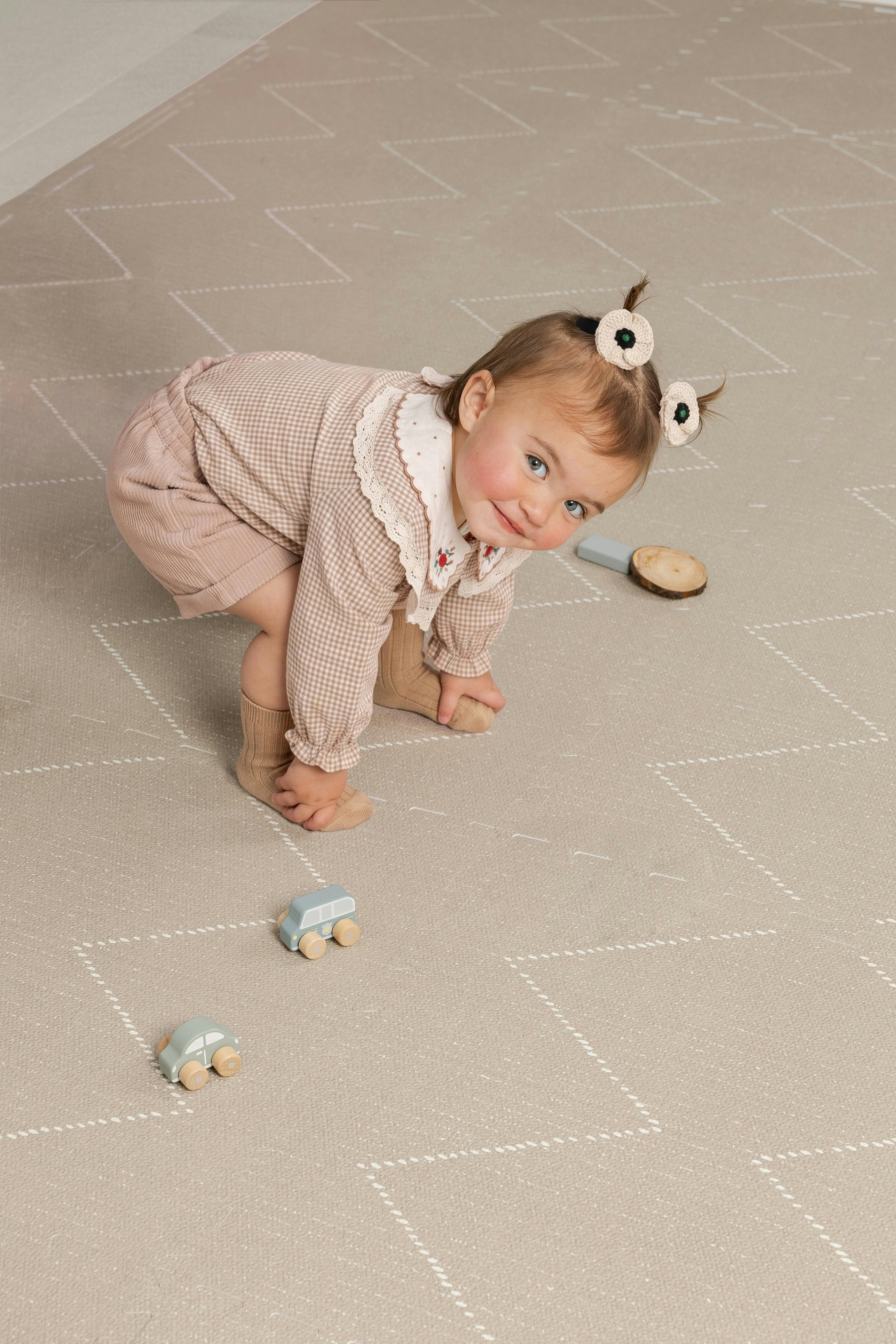 Premium Foam Haven Playmat | Tulum, Desert Caliza | Toddlekind