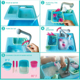 SPLASHFUN Wash-up Kitchen Sink Play Set