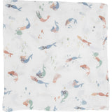 Cotton Muslin Swaddle Blanket 3 Pack - Mermaids