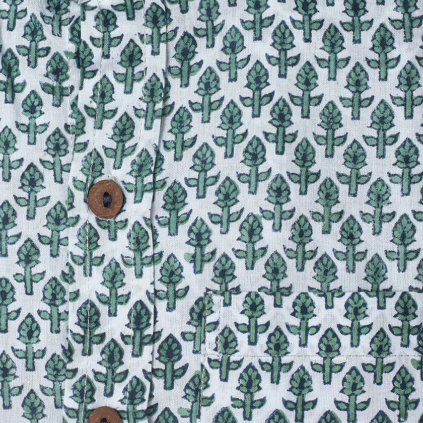 Block Printed Shirt for Boys
