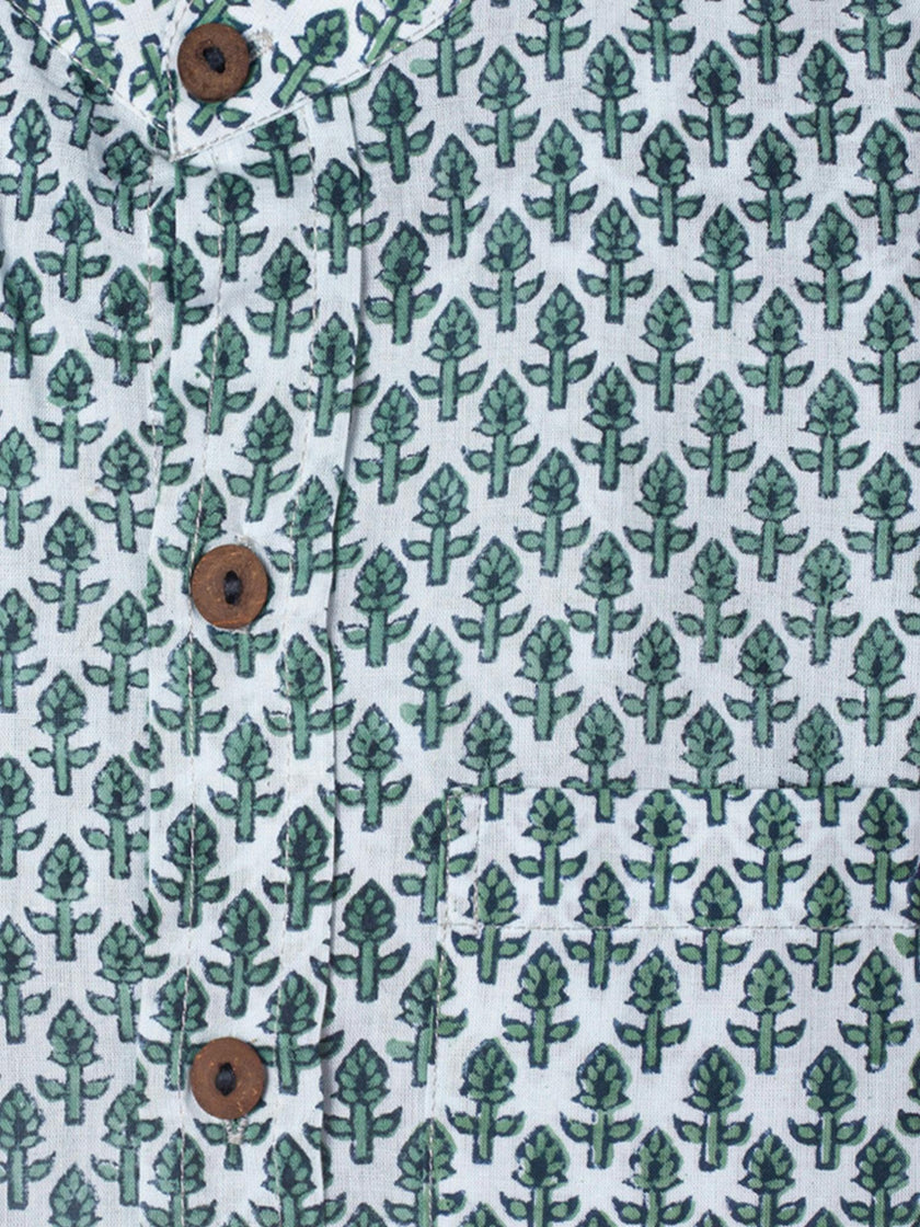 Block Printed Shirt for Boys