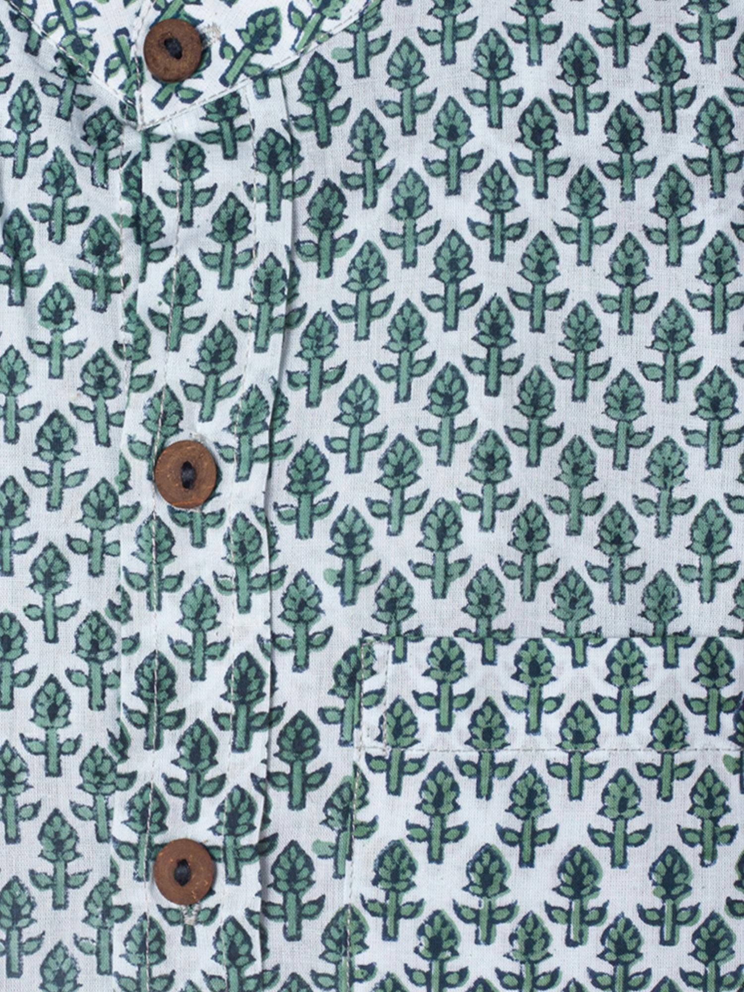 Block Printed Shirt for Boys