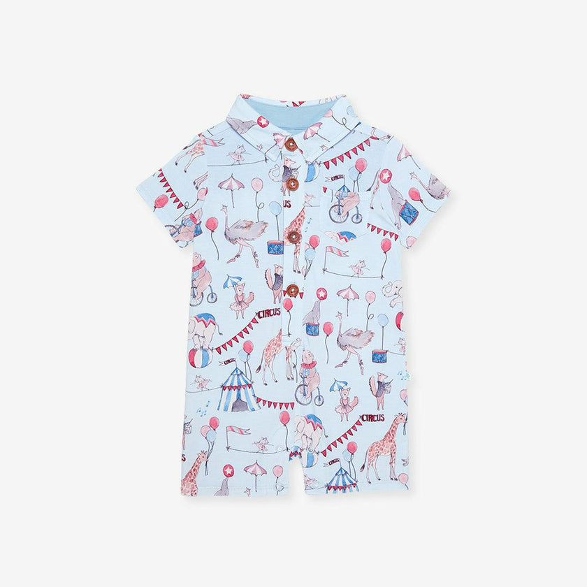 Cirque Royal Collared Henley Shortall