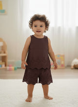 June Shorts and Top Set Brown