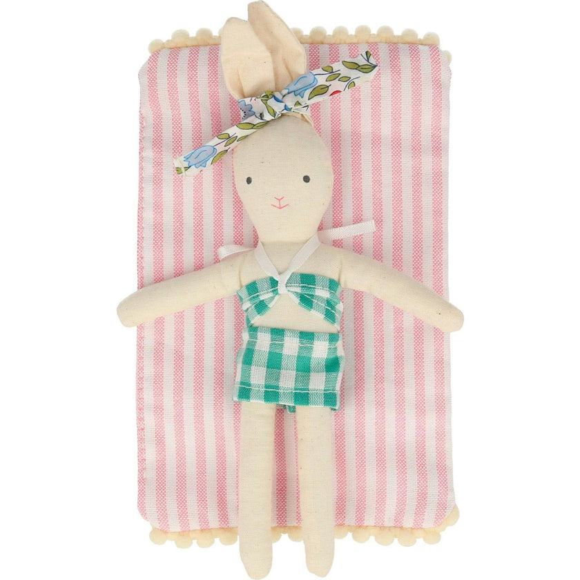 Caravan Bunny Mini Suitcase Doll