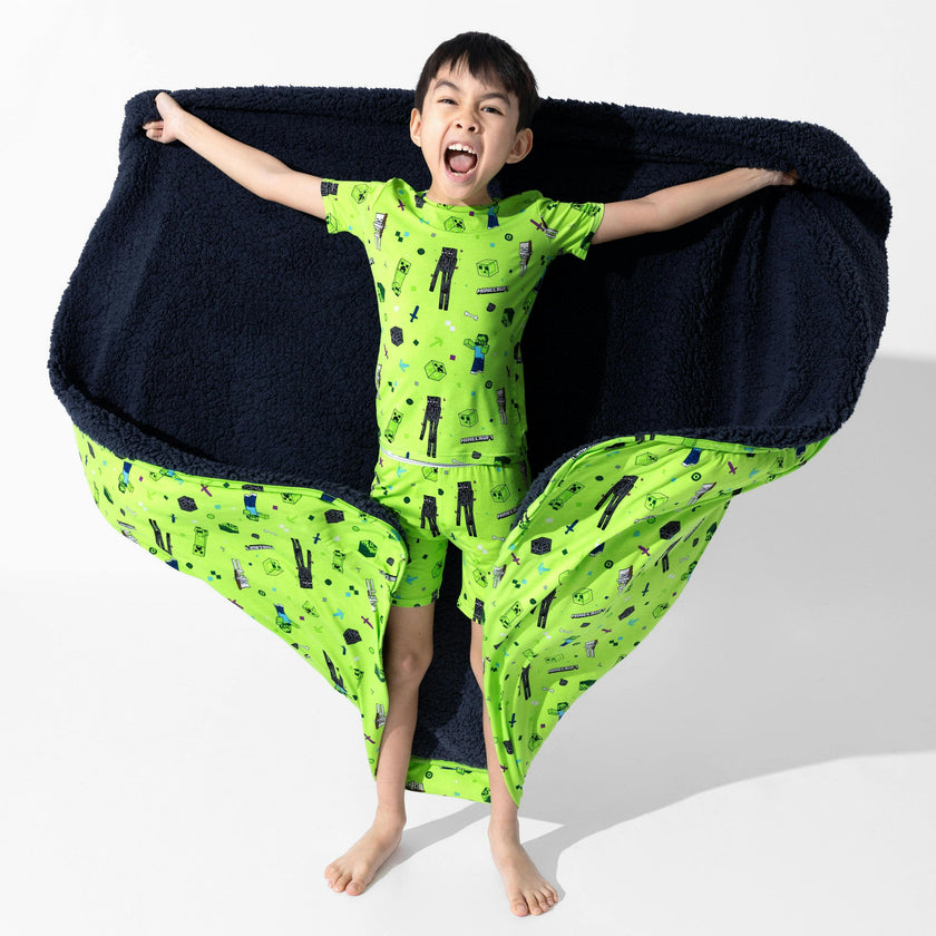 Minecraft: Mob Squad Bamboo Kids Pajama Short Set