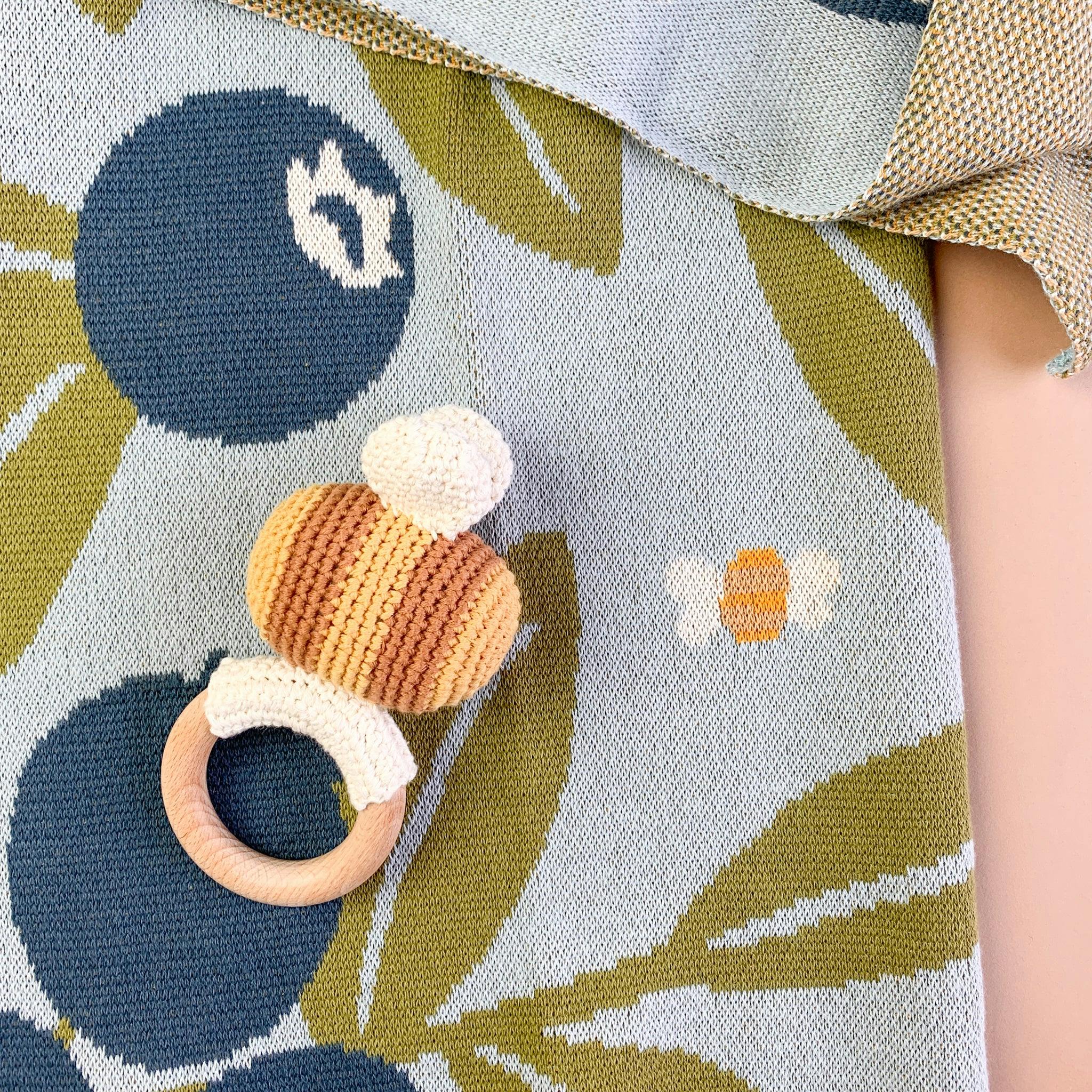 Blueberry Blanket Hat Teether Gift Set