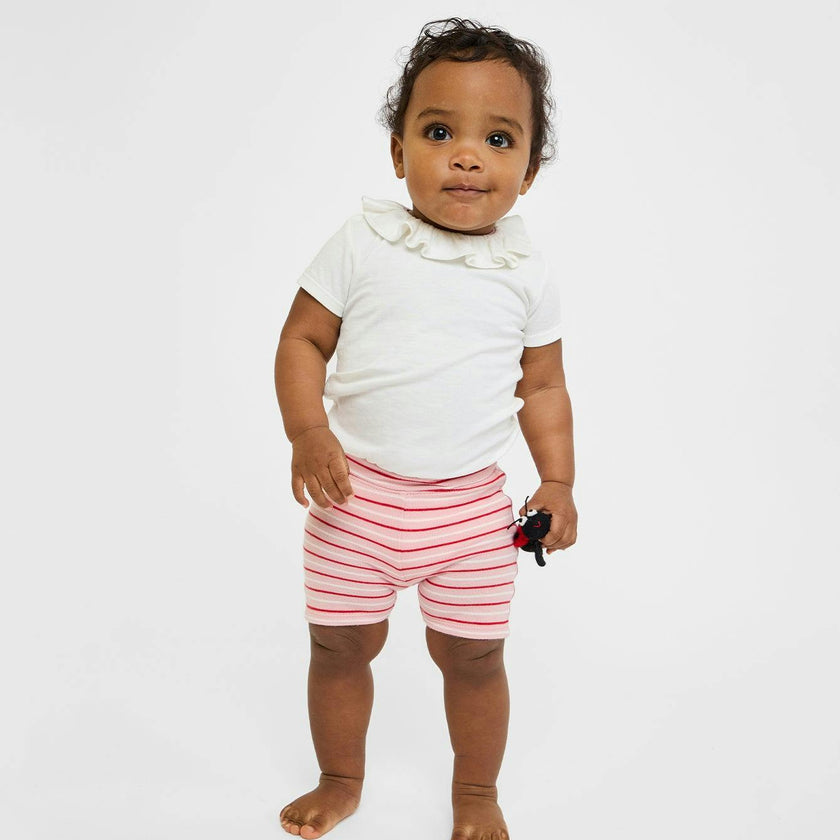 Belle Ruffle One-piece, Rose Piping