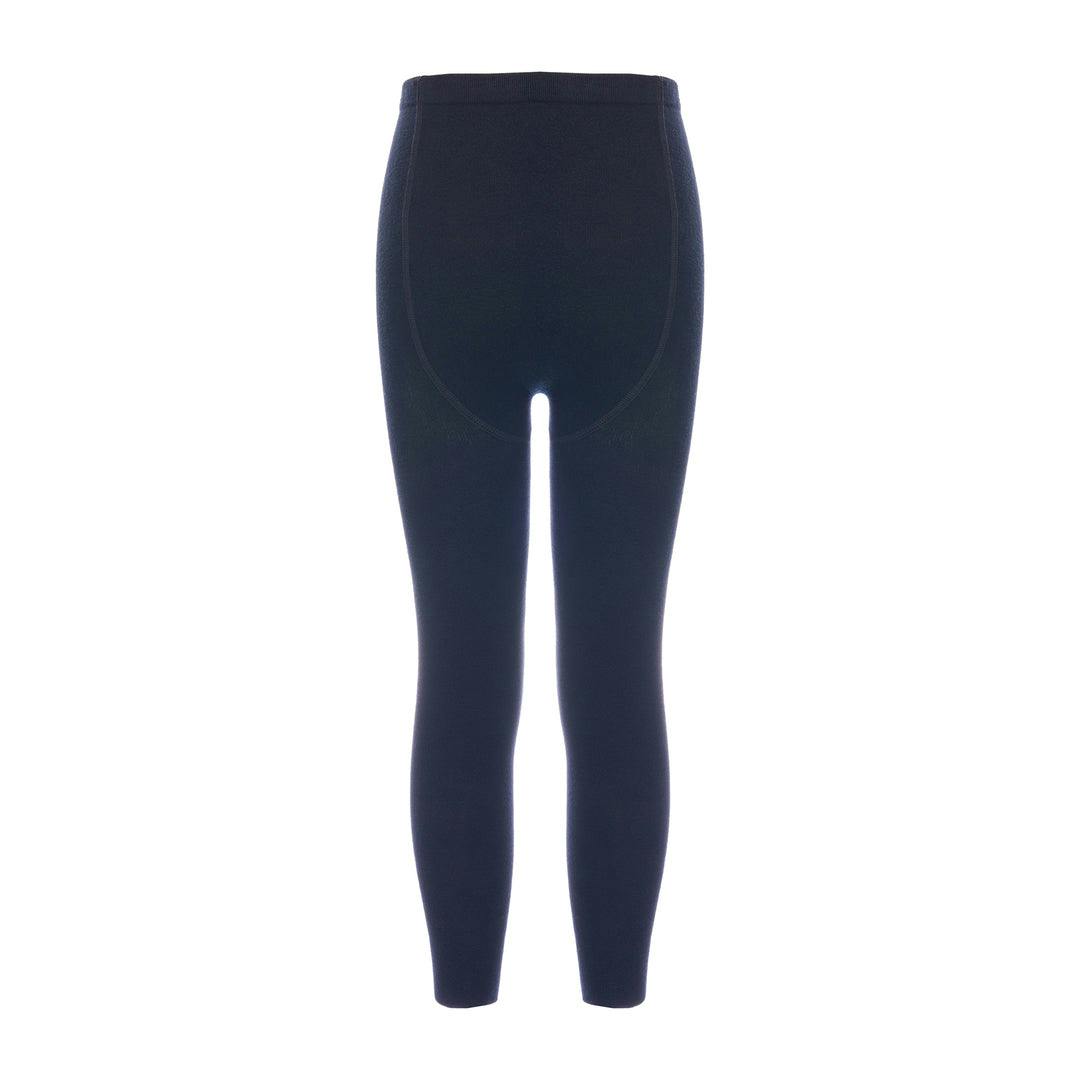 Navy Bamboo Cotton Tights