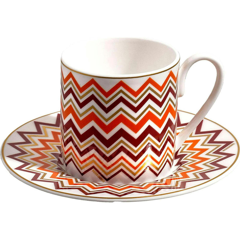 Coffee Cup & Saucer Iconic Set of 2 In Luxury Box Diam. 2.3"