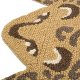 Parker Leopard Shaped Wool Accent Rug (23" x 36")