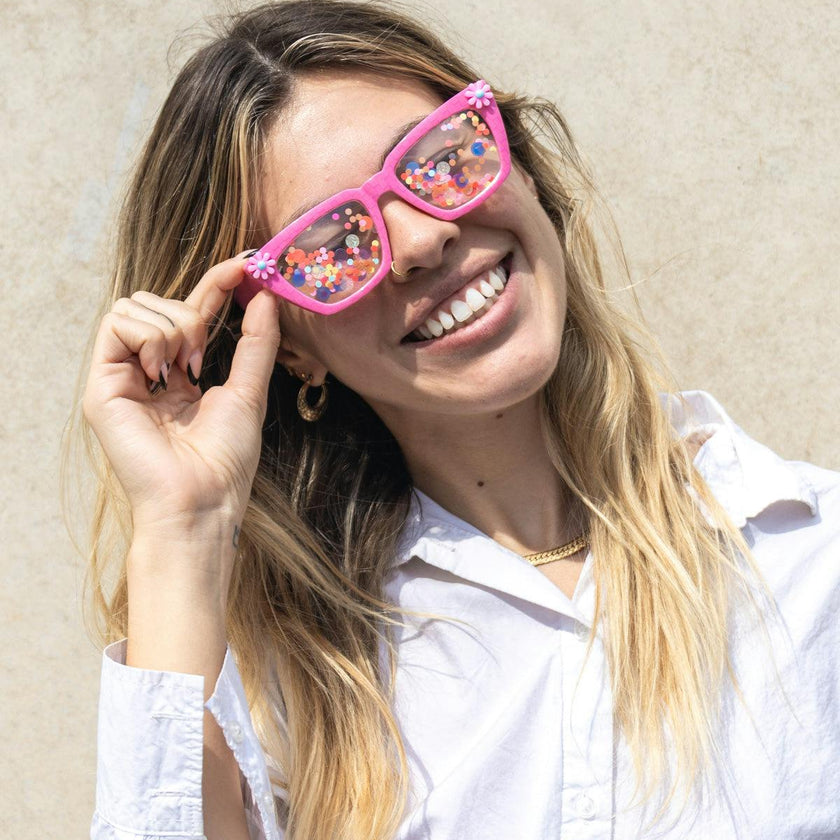 Confetti Filled Party Glasses