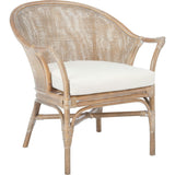 Dustin Rattan Accent Chair with Cushion