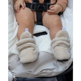 Plush Baby Booties With Anti-Slip Grip Soles
