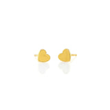 Petite Heart Enamel Stud Earrings