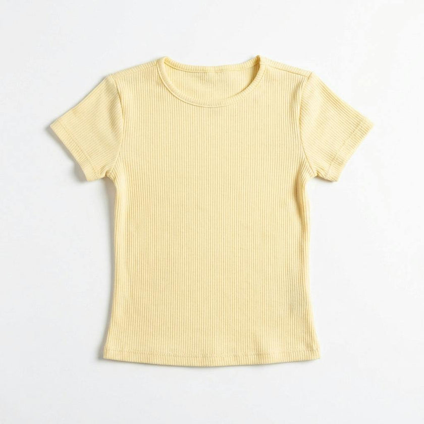 Girls Ribbed T-Shirt