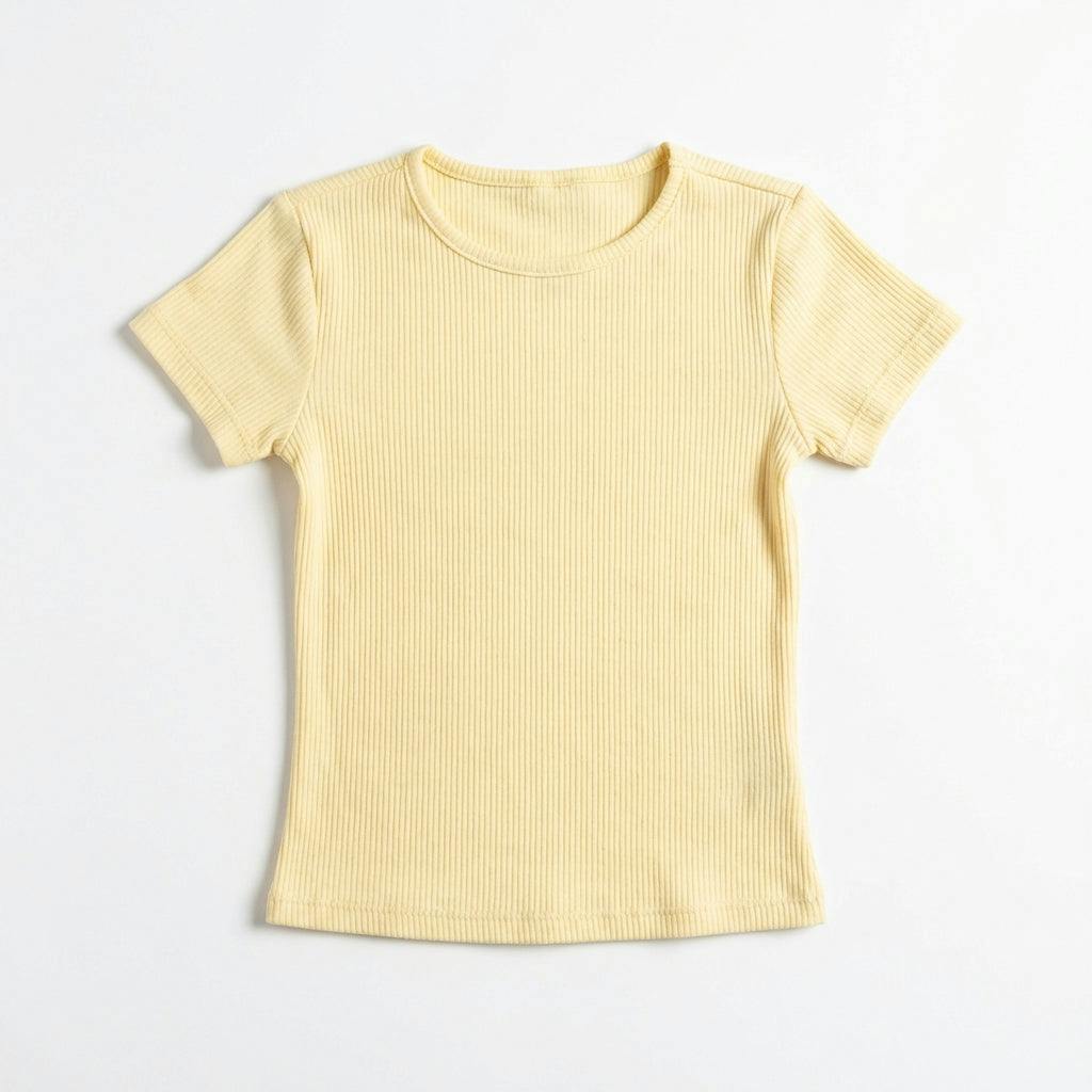 Girls Ribbed T-Shirt