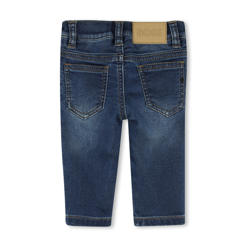 Dark Blue Denim Baby Jeans