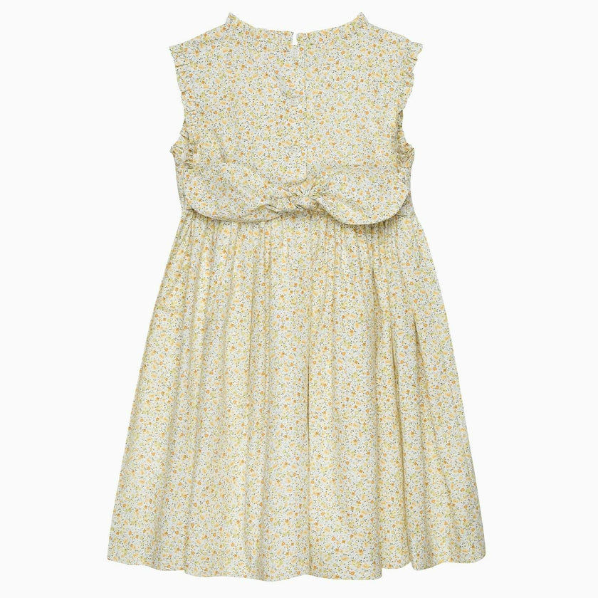 Bunny Smocked Dress in Yellow