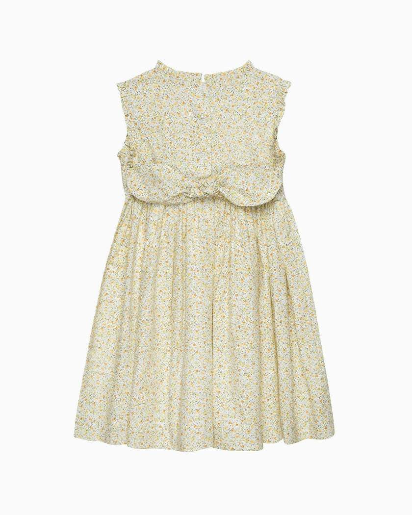 Bunny Smocked Dress in Yellow