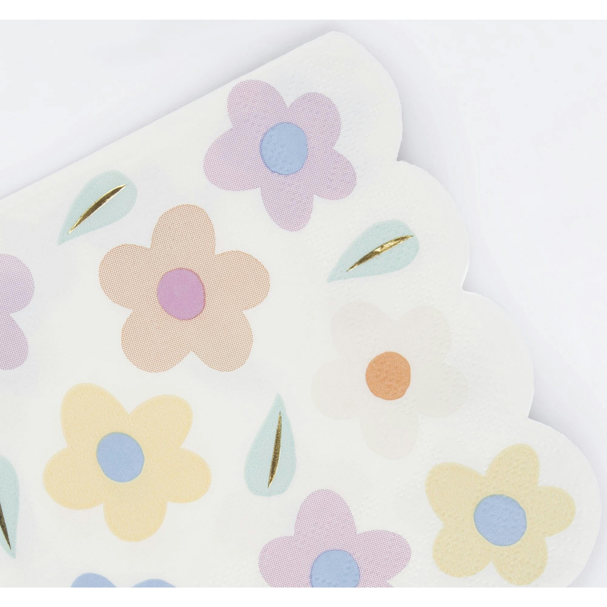 Happy Flowers Small Napkins