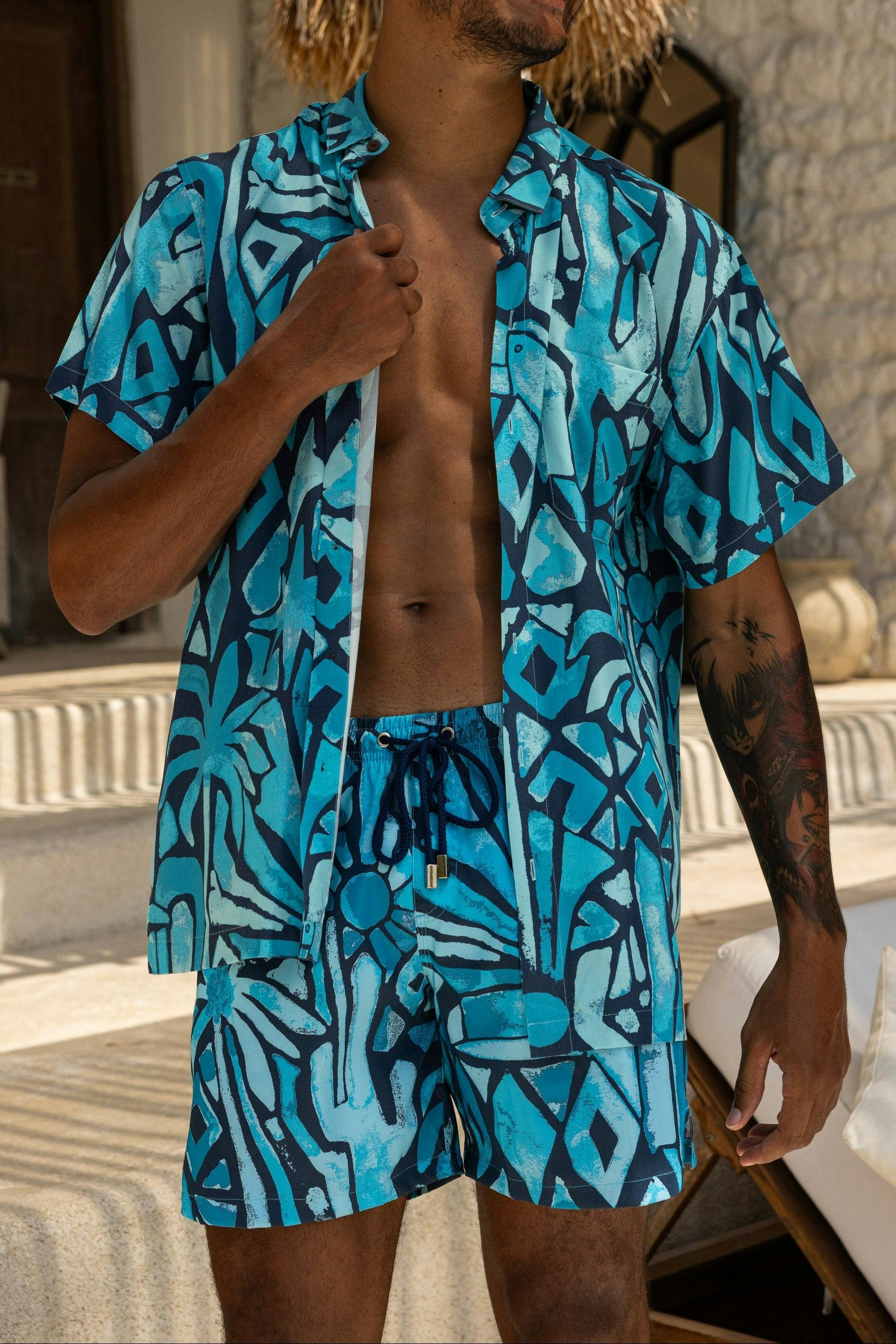 The Desert Island - Full Moon - Short Sleeve Shirt