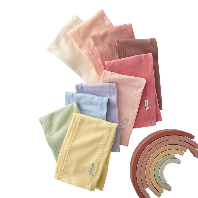 BAILEY 10-Pack BAILEY Burp Cloths