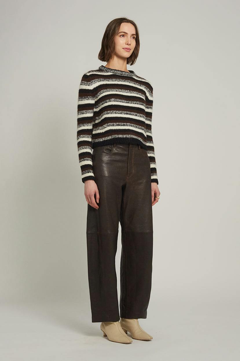 AVA MULTI STRIPE SWEATER