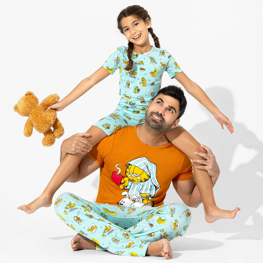 Garfield: Lazy Mondays Bamboo Kids Pajama Short Set