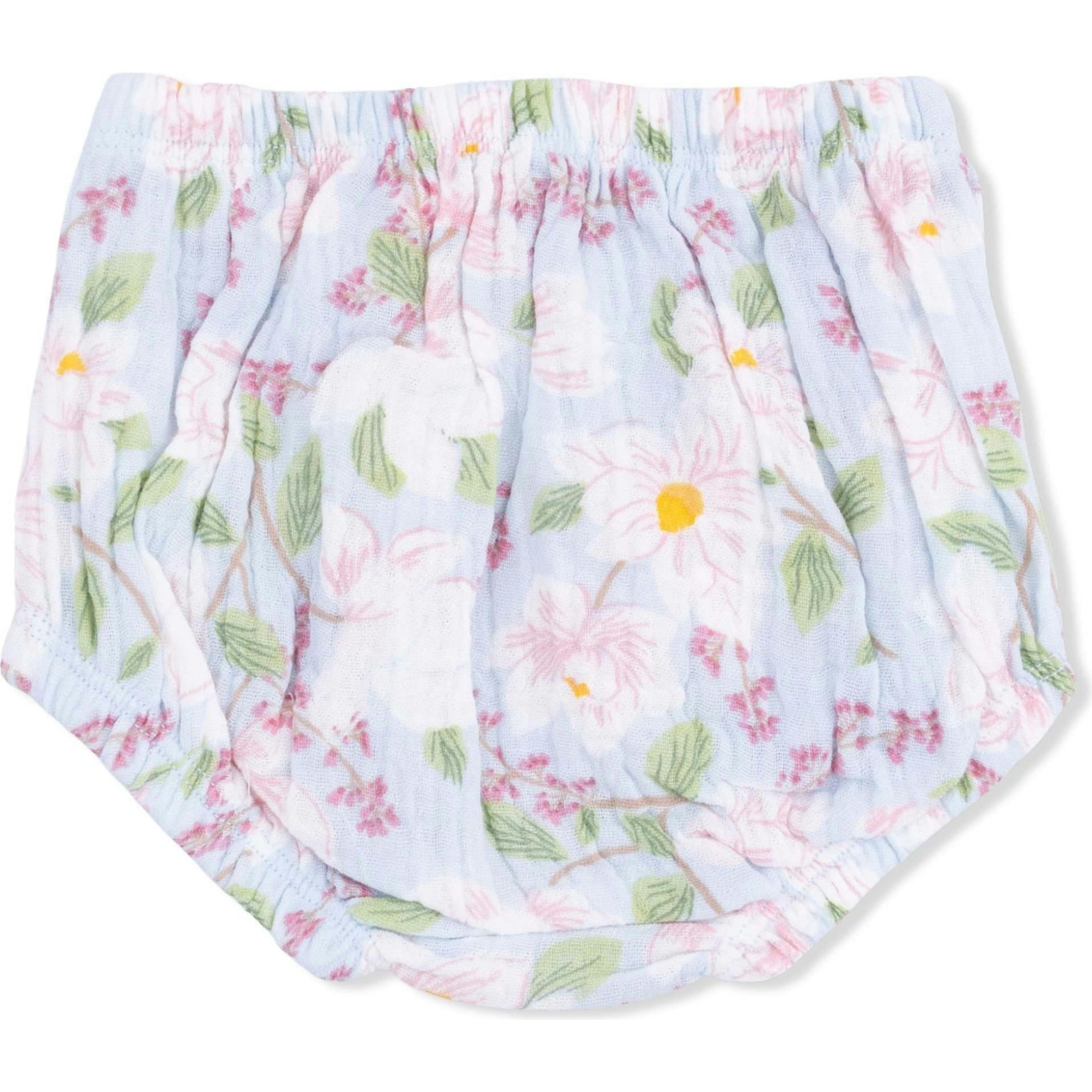 Magnolias - Paperbag Ruffle Sundress with Bloomer
