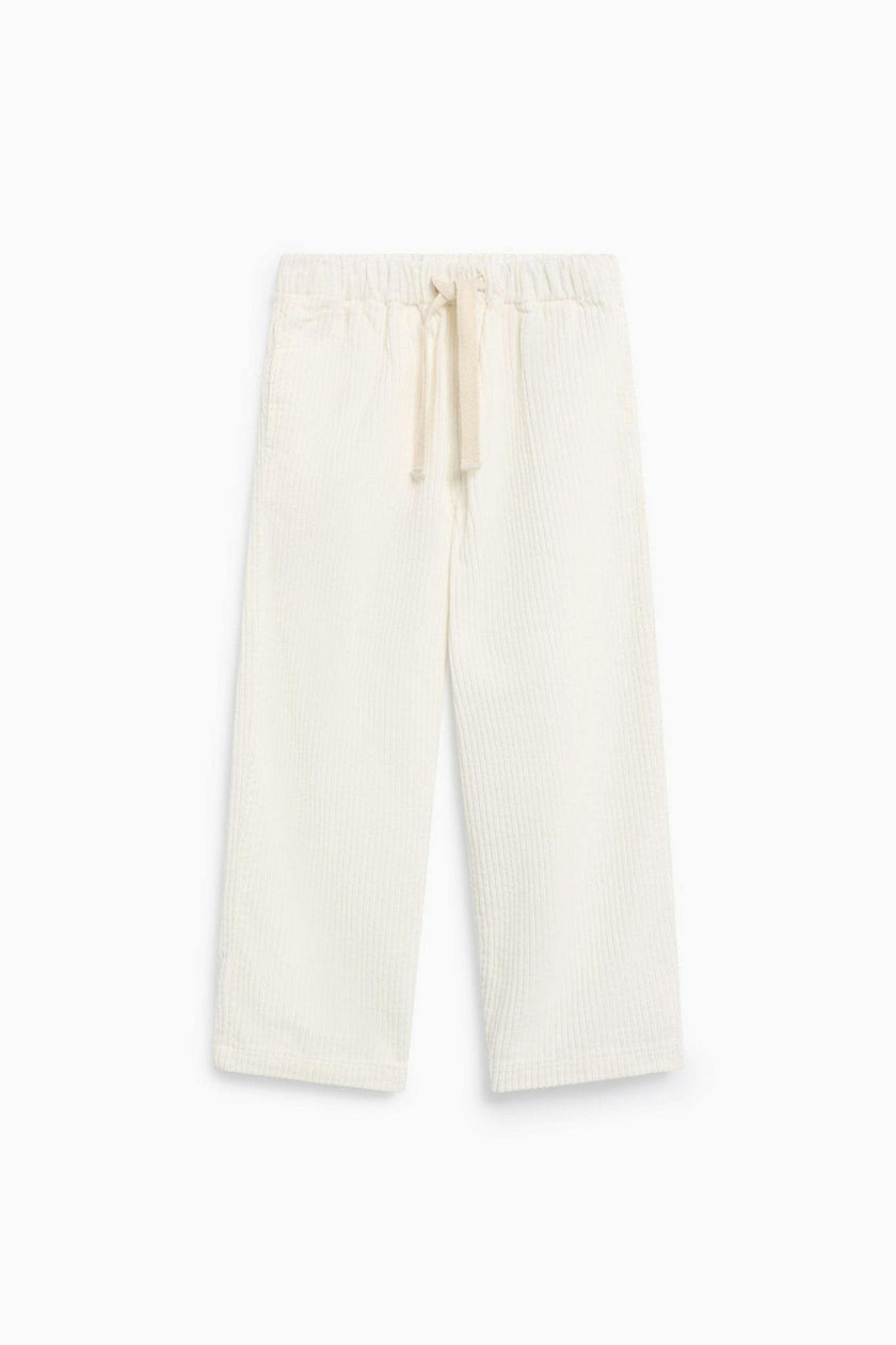Elio Corduroy Trouser Whisper White