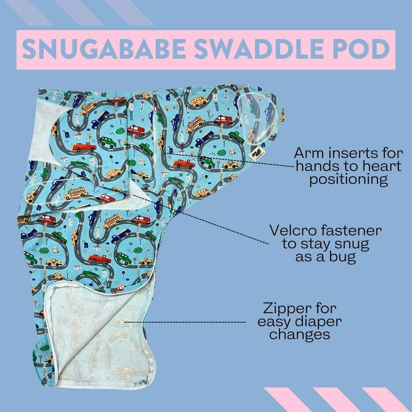 Snugababe Print Swaddle Sleep Pod