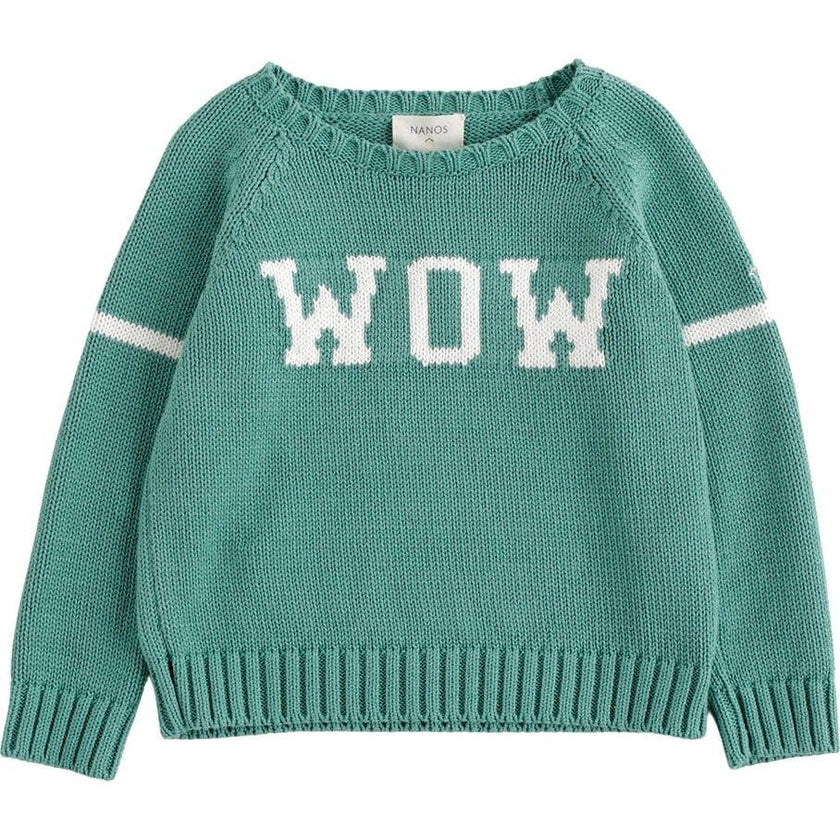 "Wow" Retro Vibes Sweater