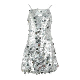 Silver Stardust Paillette Dress