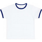 White T-Shirt With Tipping
