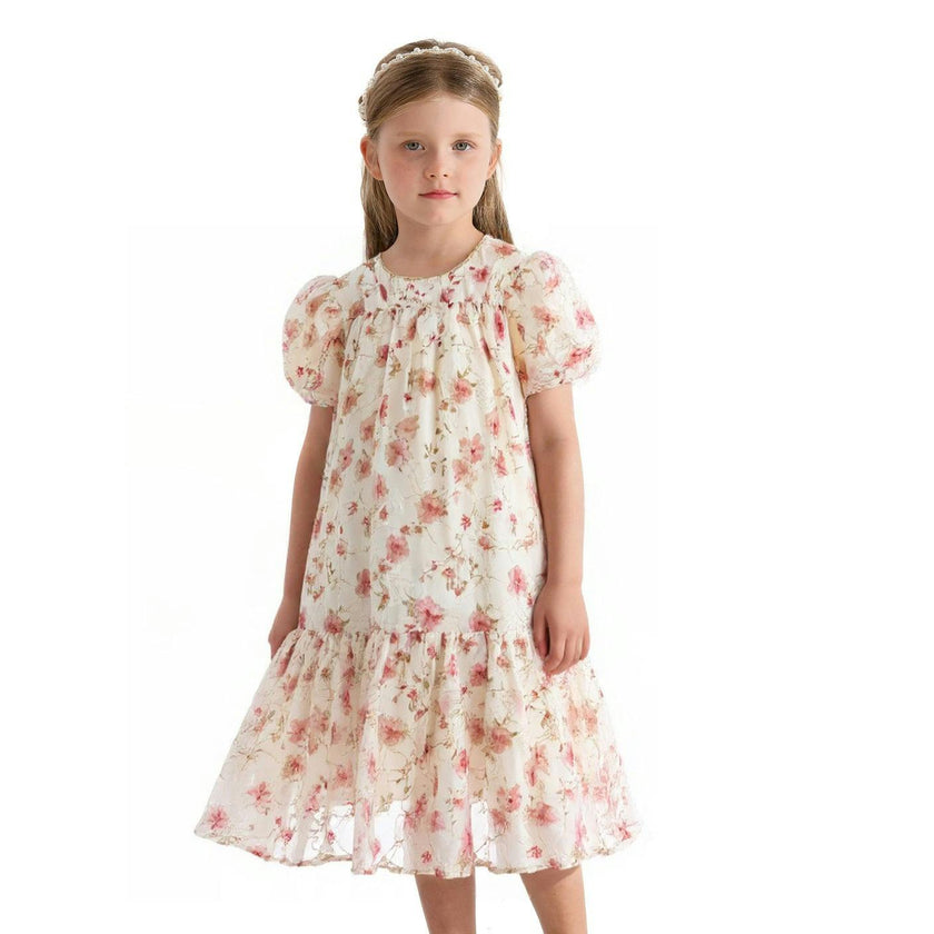 Pink Vienna Floral Dress