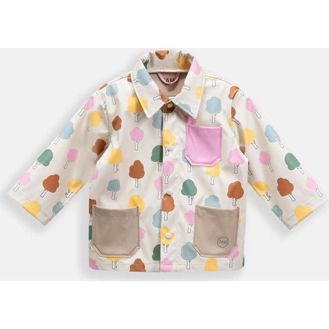 Tree Print Rain Worker Jacket