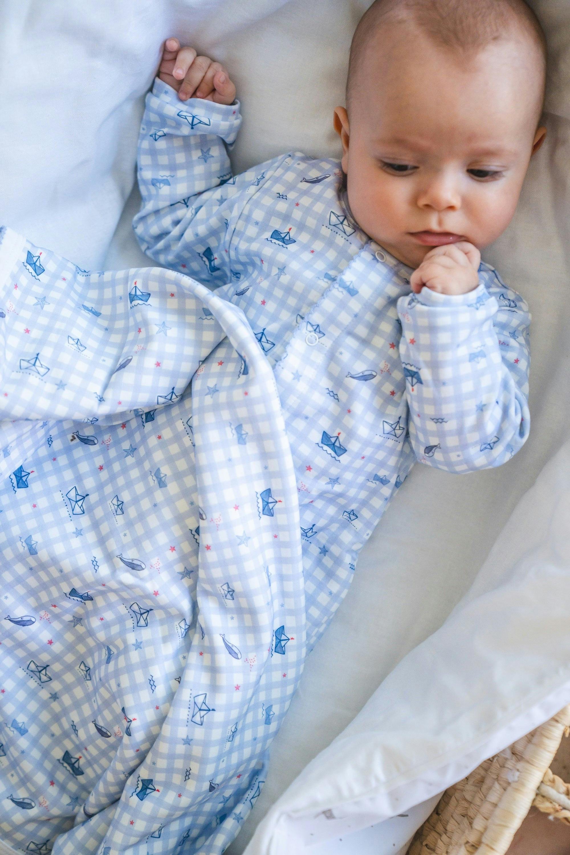 Sailors Pima Cotton Baby Blanket