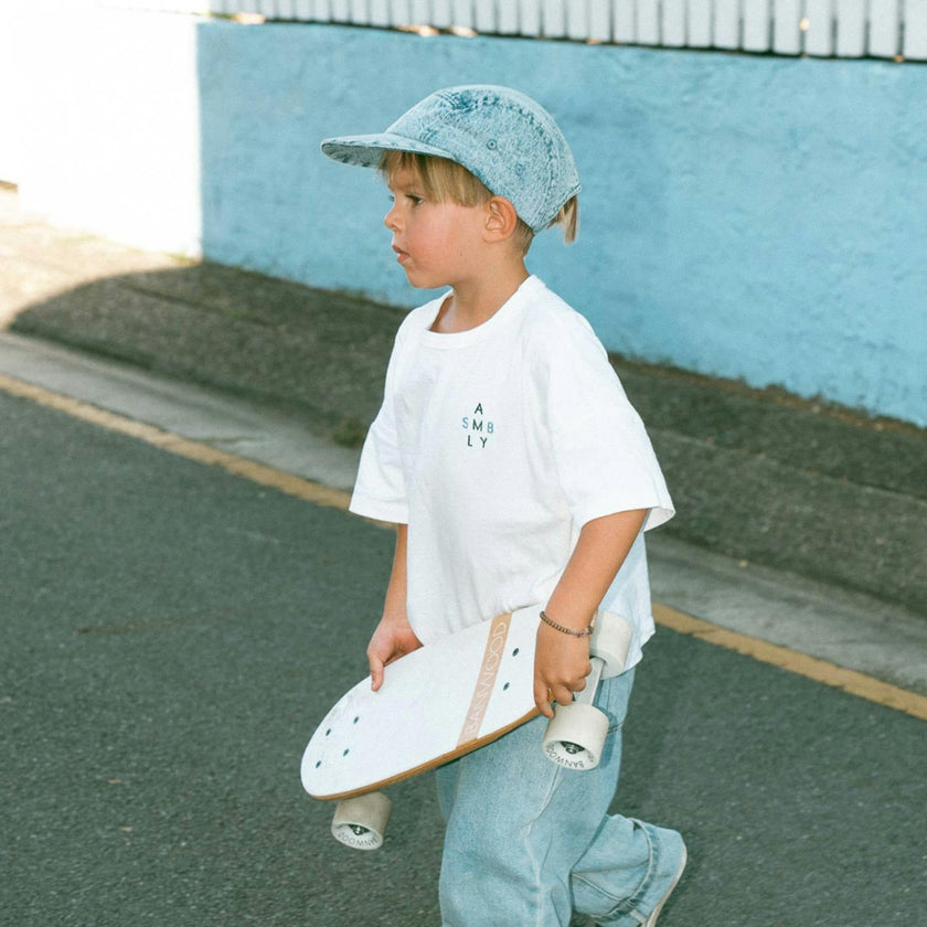 BANWOOD 5-PANEL CAP - DENIM