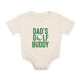 Dad's Golf Buddy Short Sleeve Romper - Natural